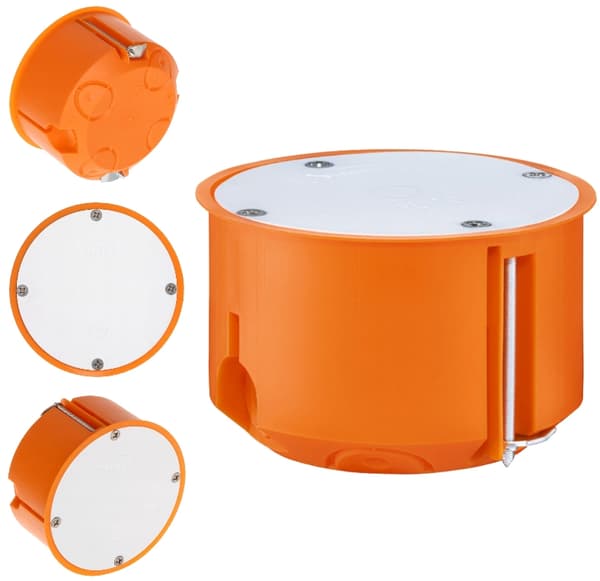 Infälld elbox Regips K/G ihålig väggkåpa 80mm SIMET