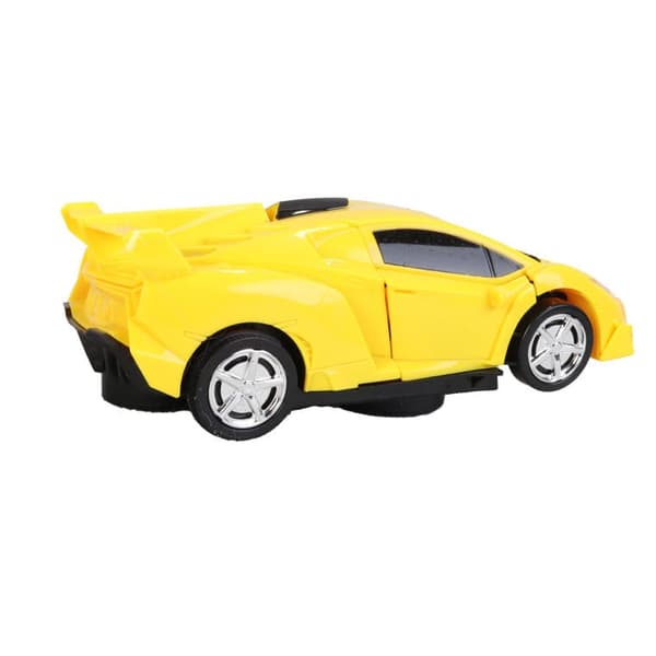 Transformer-robottiauto keltainen