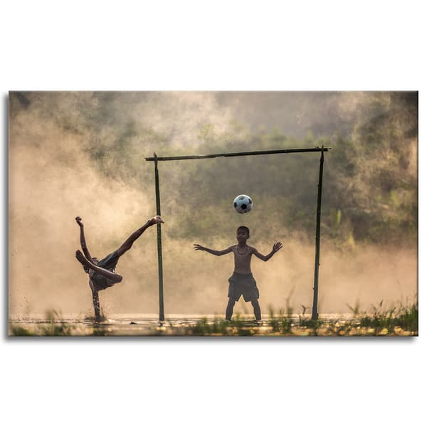 Canvastavla Ungdomsfotboll 100x60 cm