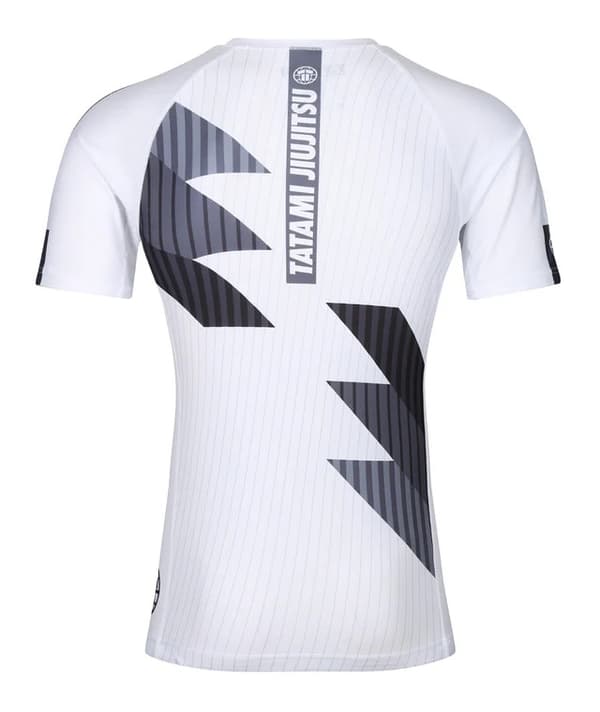 Tatami Rashguard Herr Kortärmad Abstrakt Vit/Grå S