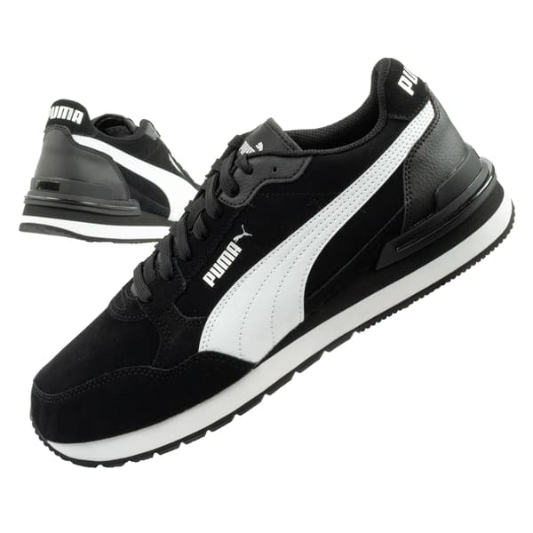 Puma ST Runner v4 SD Sort/Hvid [399665 01] størrelse 42.5
