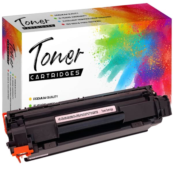 Toner til HP P1005 P1006 P1007 P1008 GP-HCB435A/CB436A/CE285A Sort printer