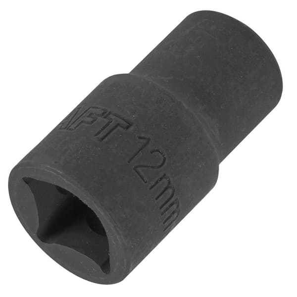 1/2" 12 mm 6-kant topnøgle