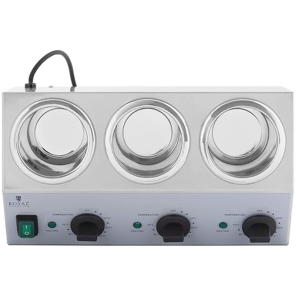 Hotkastikepullonlämmittimet 3x 1L 40-90C 550W