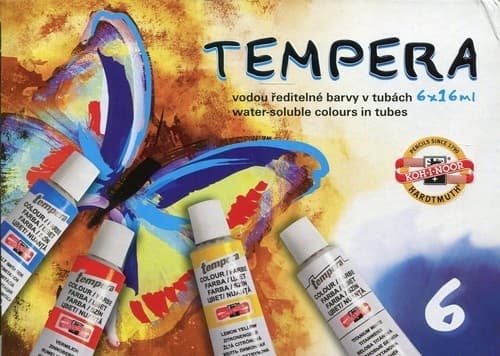 Temperamaling 162547 16 ml 6 farver 5129