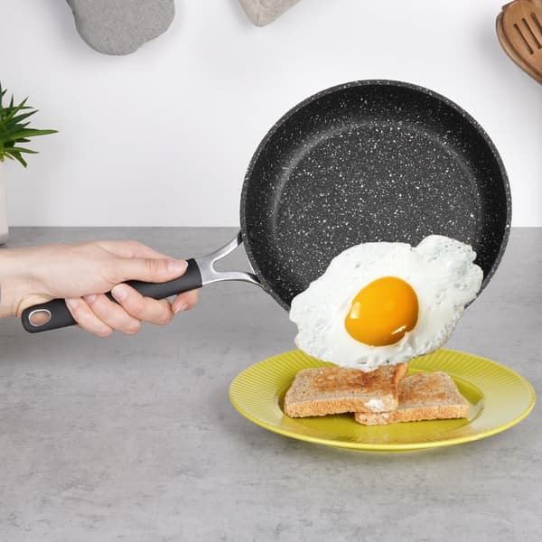NON-STICK GRANITSTEKPANNA MED STEN, INDUKTION 20 CM