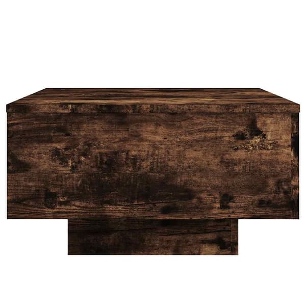 vidaXL sofabord røget eg 55x55x31 cm