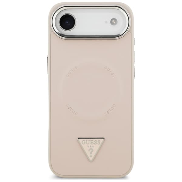 Guess Triangle Logo MagSafe-etui til iPhone Air, pink