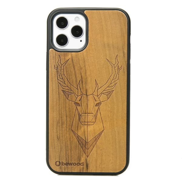 Træcover til iPhone 12 / 12 Pro IMBUIA DEER