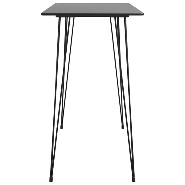 vidaXL barbord, sort, 120x60x105 cm