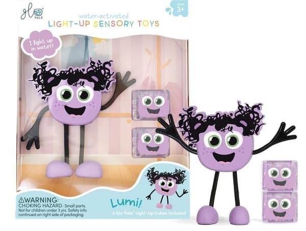Lumi Badfigur med Lysande Kuber