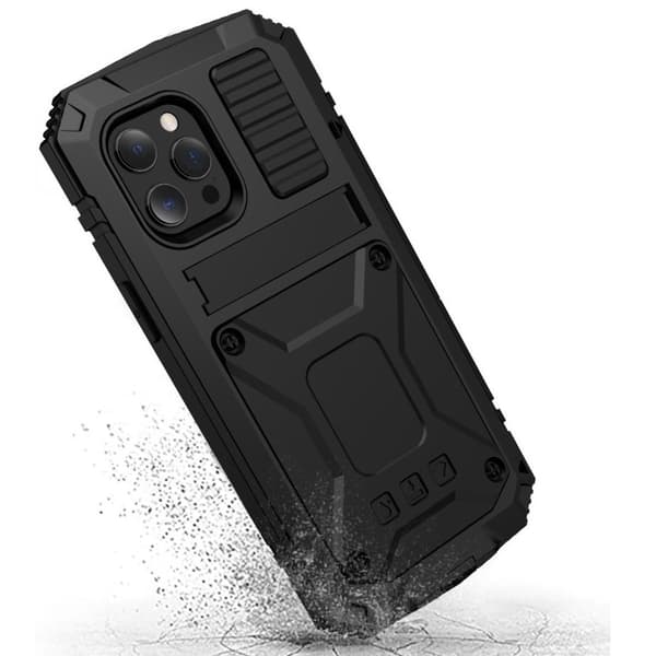 Defender Jalkatuki iPhone 13:lle - Musta