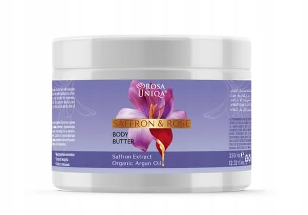 Body butter med saffran och ros 350 ml