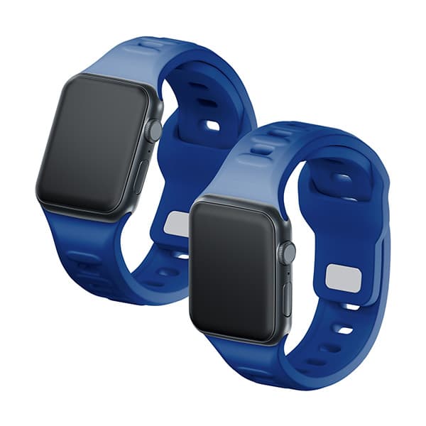 3MK Silikone Urrem Blå/Blå til Apple Watch 38/40/41mm
