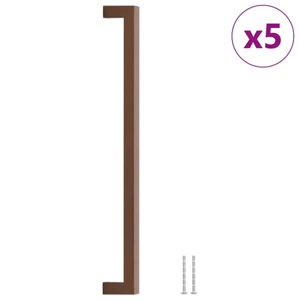 vidaXL skabsgreb, 5 stk., bronze, 320 mm, rustfrit stål