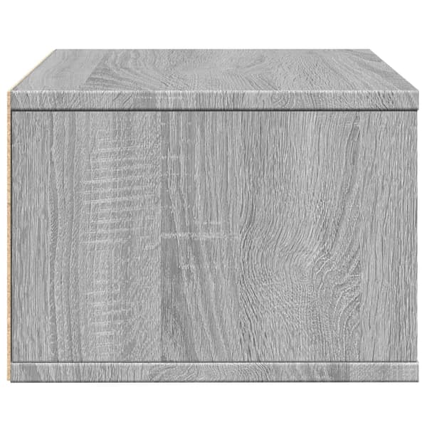 vidaXL printerstativ, grå Sonoma-eg, 40x32x22,5 cm