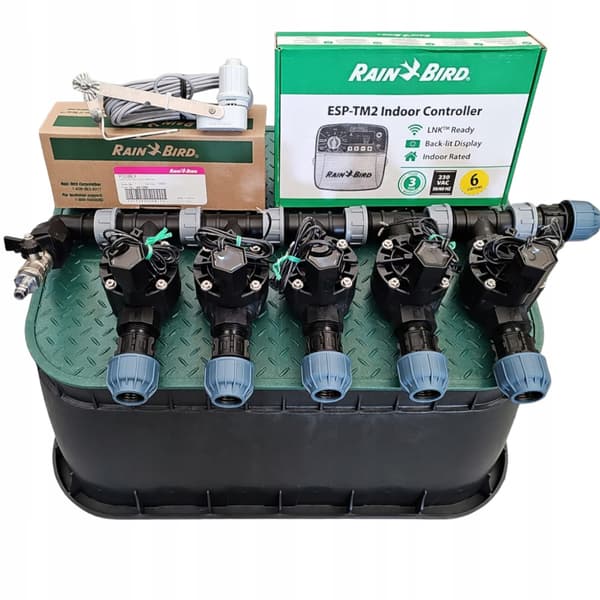 Rain Bird 5-sektionskit: grenrör med kompressor, TM2, RSDBex, sump, PE 20