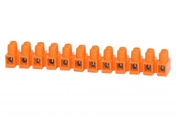 12-sporet klemrække. 16mm2 orange online