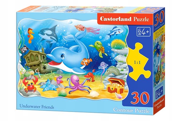 Pussel 30 bitar B-03501-1 Undervattensvänner