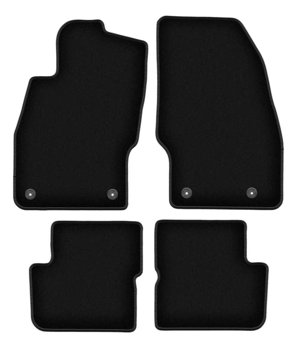 BASIC sorte velourmåtter til: Opel Corsa D hatchback (2006-2015)