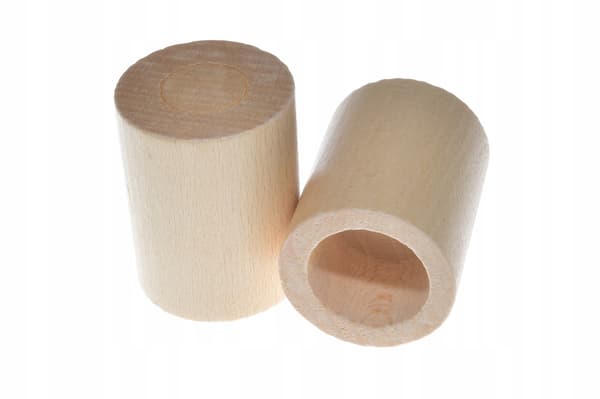 Gardinstångsändar Trägardinstångsändar 2 st Furu Cylinder