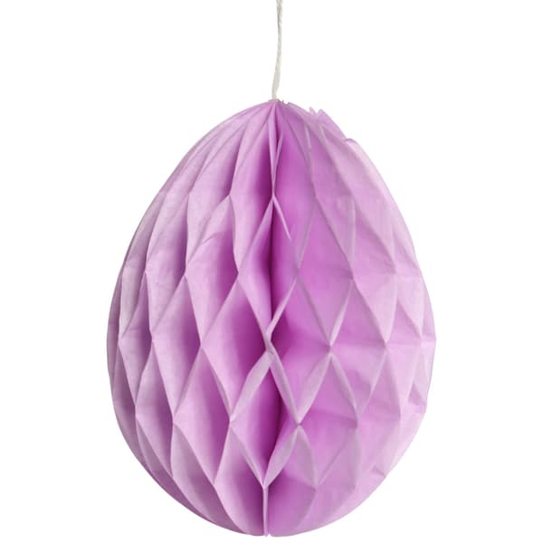 Dekorative farvede papirpaske-påskeegg 4 stk.