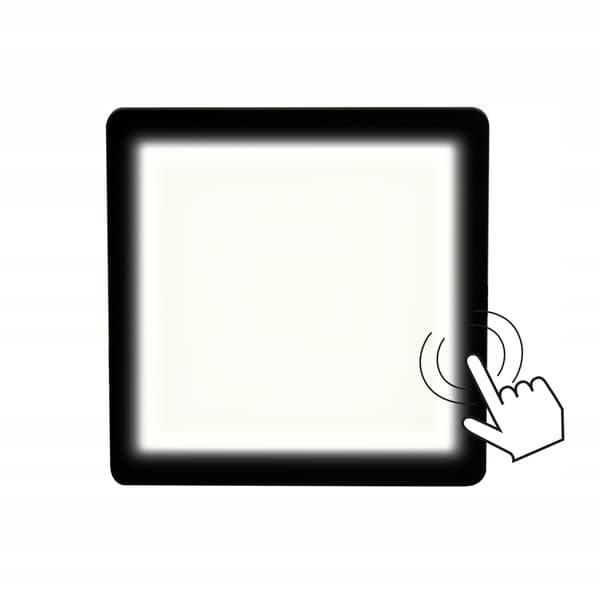 LED møbellampe, touch, sort, 3W, 4000K, 180 lm, 12V, SLL04