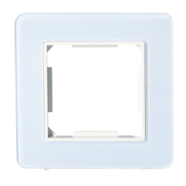 Enkelram, glas, vit, online-sortiment