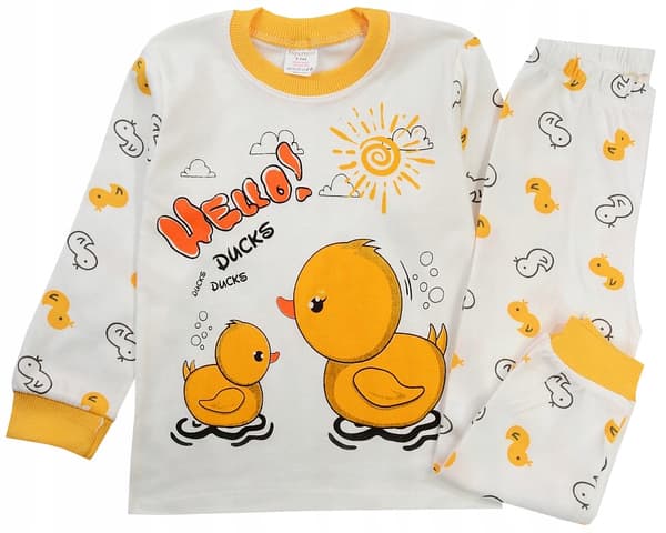Pitkähihaiset pyjama-asut COTTON DUCK 5 J201E