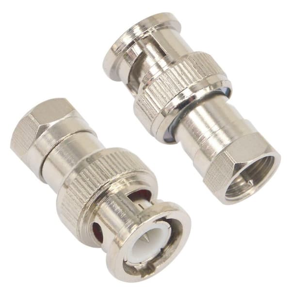 BNC-stik / F-stik adapter