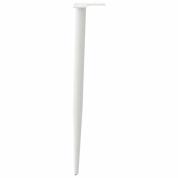 vidaXL sofabordsben, 4 stk., hvide, 72-73 cm, stål