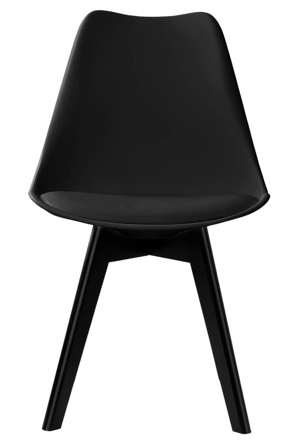 Nantes Black DSW moderne stol sort