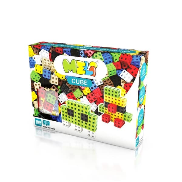 Meli Cube byggeklodser 100 stk.