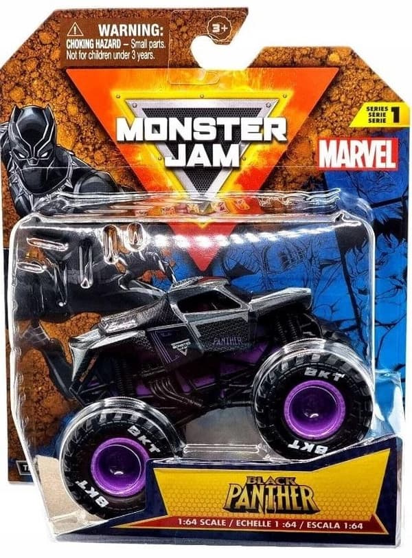 Monster Jam 1:64 Marvel-painevalettu