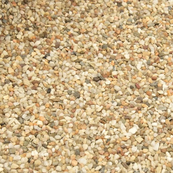 vidaXL Dammfoder med småsten, sand, 400x40 cm