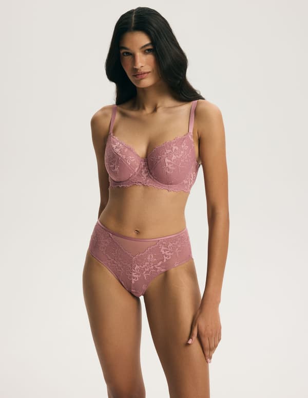 CLOE Esotiq halvvadderad bh | rosa 80E