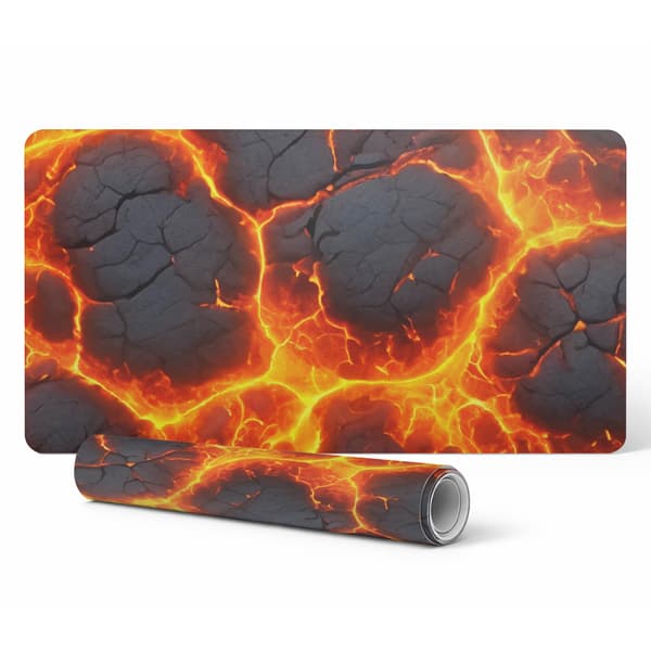 Lava Cracks skriveunderlag til grafiske designere 100x50 cm