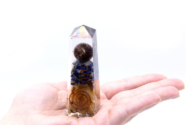 Orgonite Lapis obelisk neutral O24 radiator