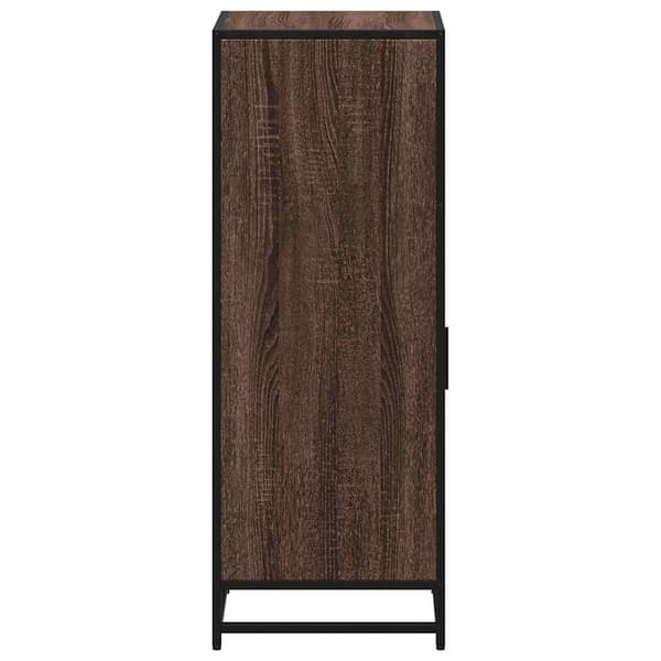 vidaXL badeværelsesskab brunt egetræ 35x37,5x100 cm