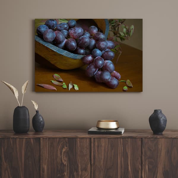 Canvastavla Kök Druva 100x60 cm