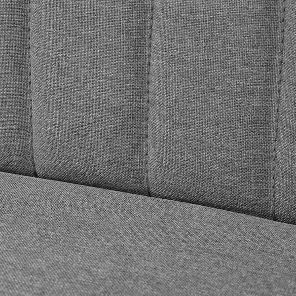 vidaXL sofa 117x55,5x77 cm lysegrønt stof