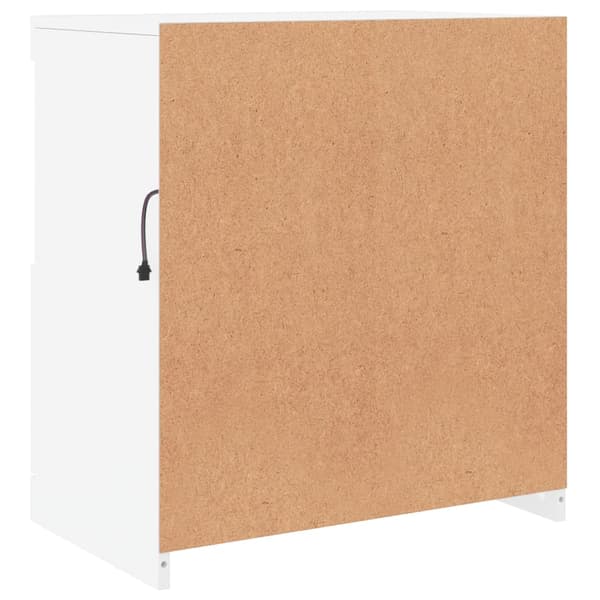 vidaXL LED-lysskab hvid 60x37x67 cm
