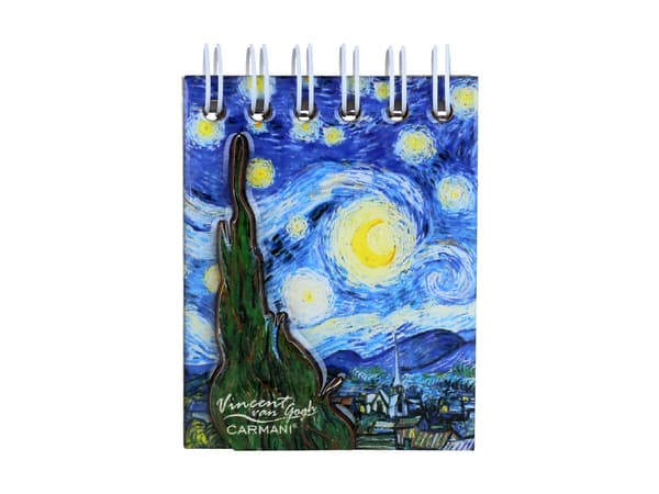 Magnetisk notesbog - V. van Gogh, Stjernenat (CARMANI)