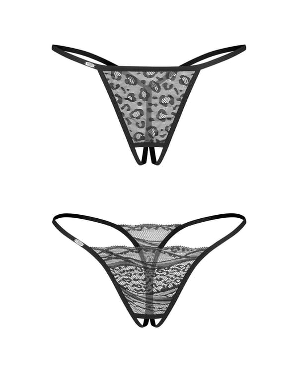 Bianca 2-pakkaus avoimia stringejä L/XL