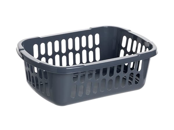 LITEN PLASTKORG 22X15CM MÖRKGRÅ -JAG
