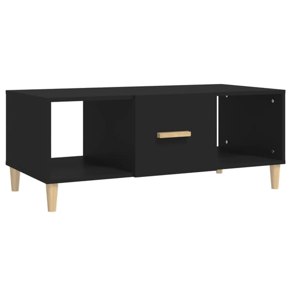 vidaXL sofabord, sort, 102x50x40 cm, træbaseret materiale
