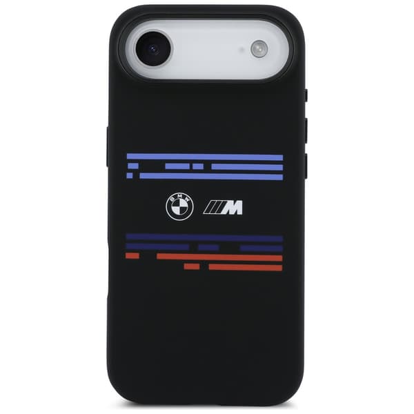 BMW M Silikone Horizontal Line MagSafe-etui til iPhone Air, sort