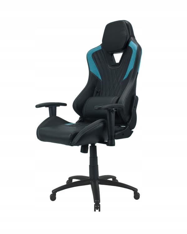 RIDER drejelig bucket gamingstol, SORT/BLÅ