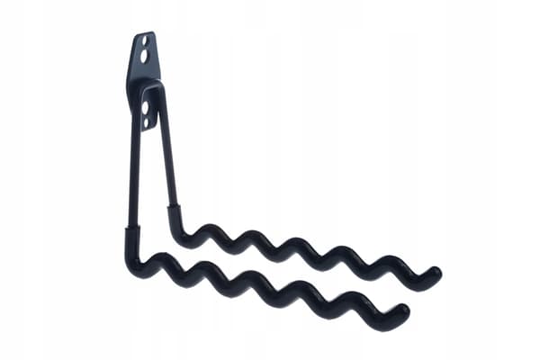HK09 SORT GARAGECYKELHOLDER MED KABLER