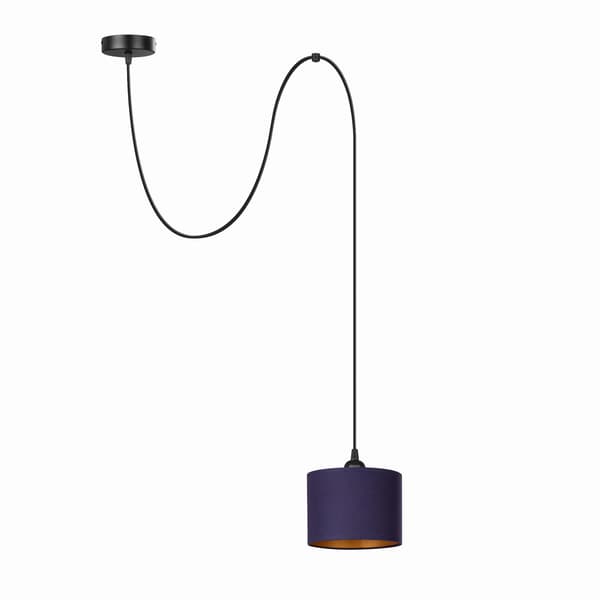 Tornado PAM1-lampa, marinblå och guld
